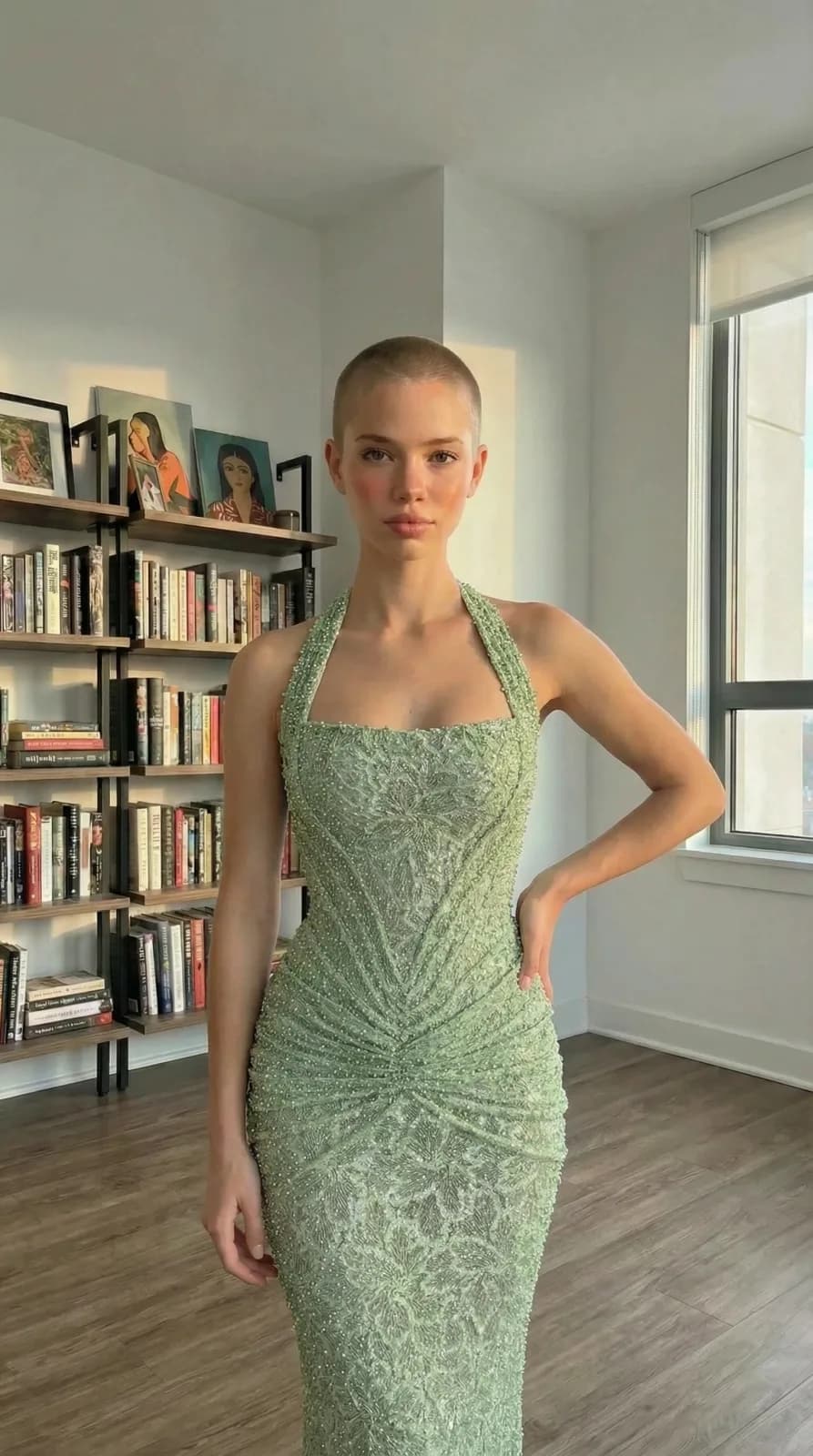 African Wedding Dresses dress 48 — try-on