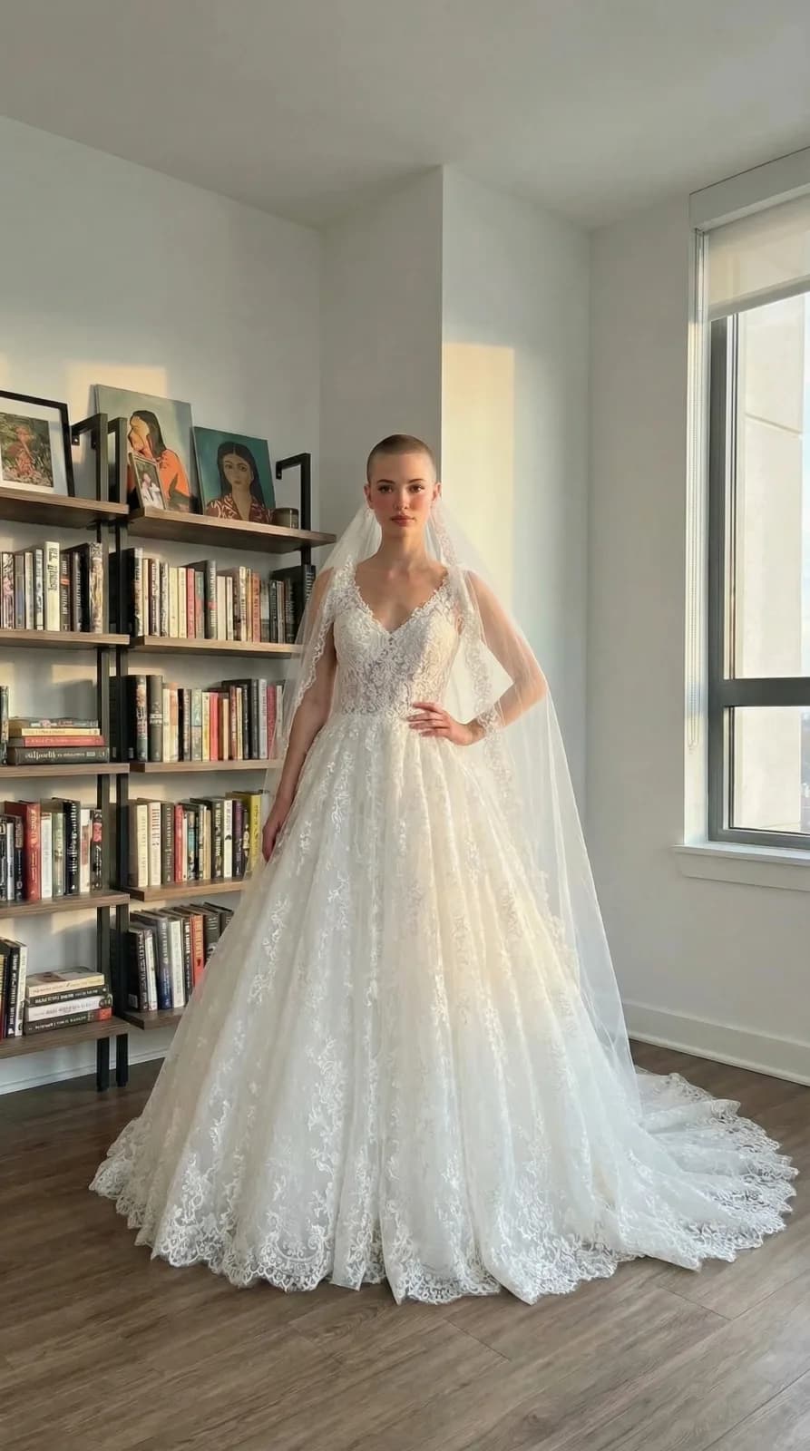 Amanda Novias dress 06 — try-on