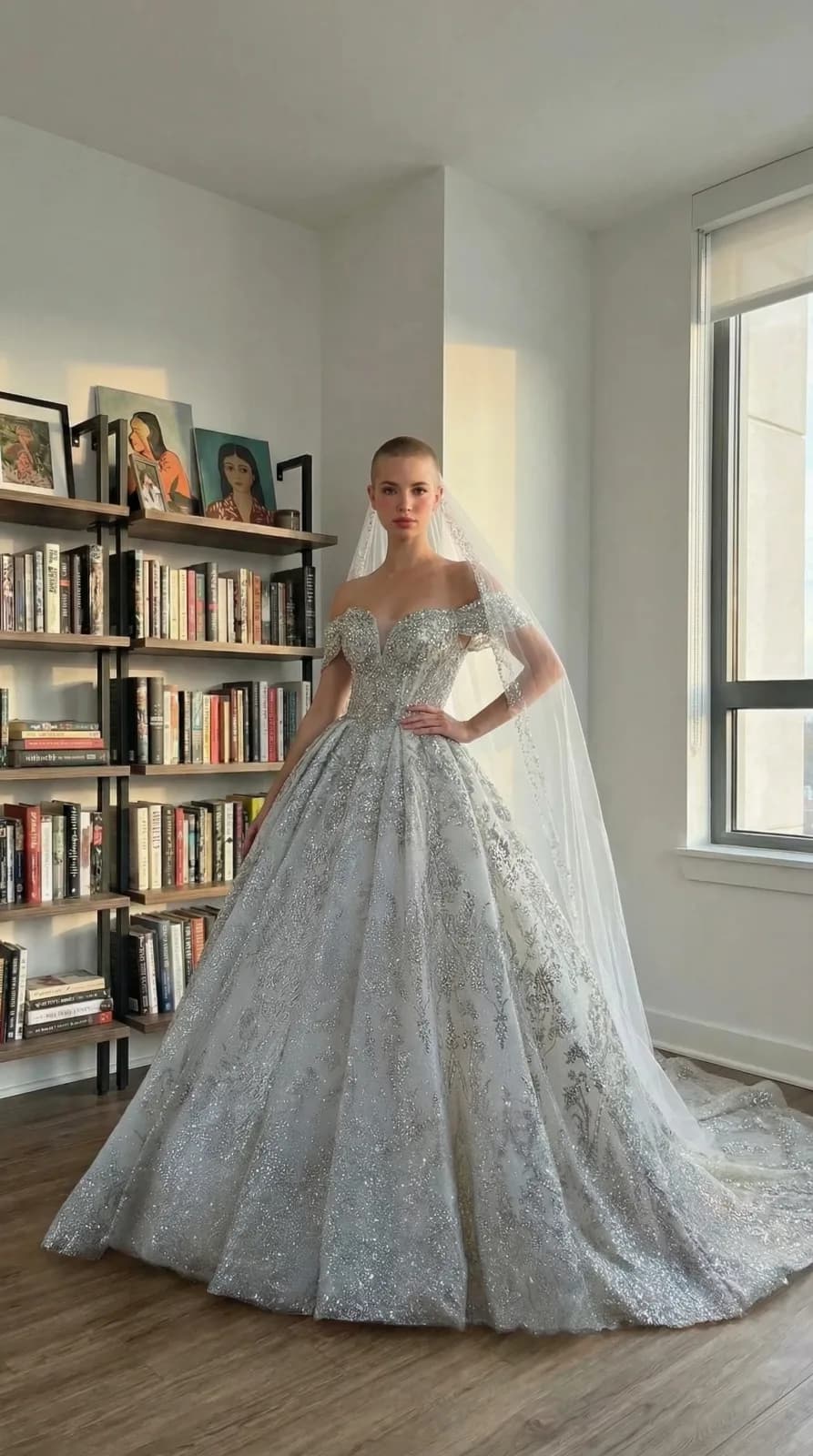 Amanda Novias dress 06 — try-on