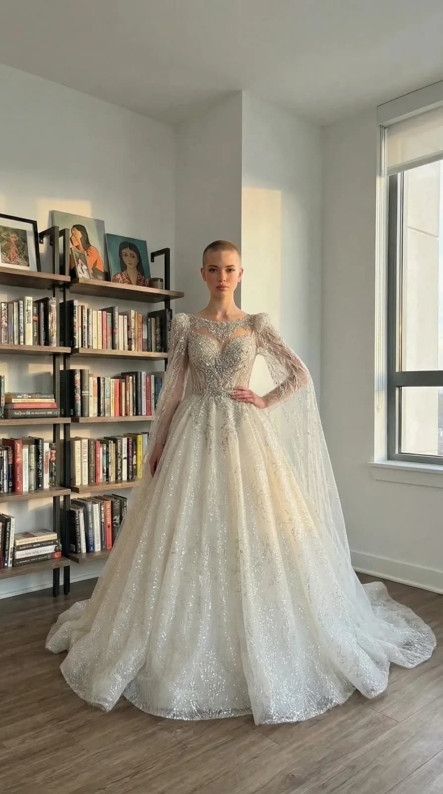 Amanda Novias dress 06 — try-on