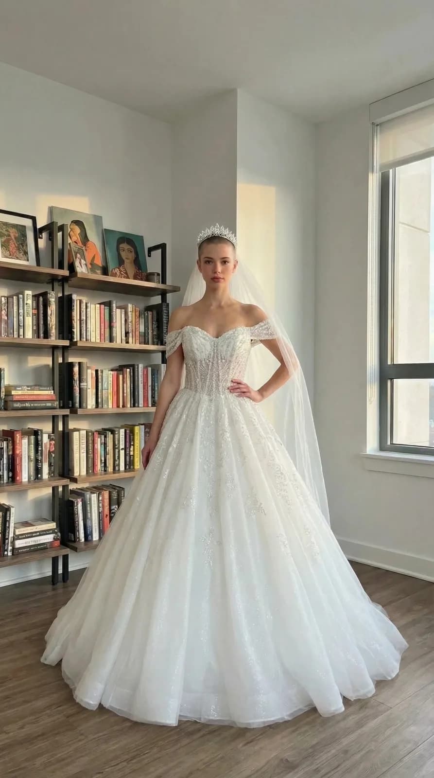 Amanda Novias dress 06 — try-on