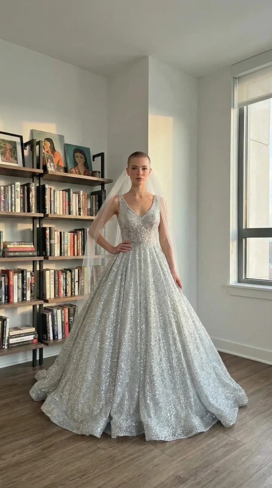 Amanda Novias dress 06 — try-on