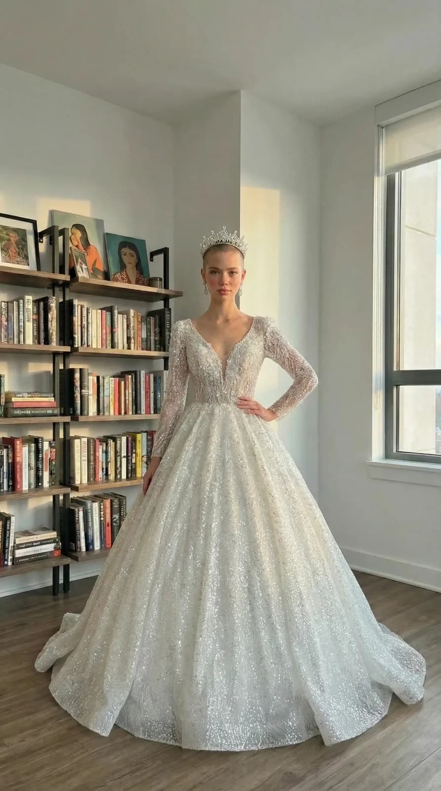 Amanda Novias dress 49 — try-on