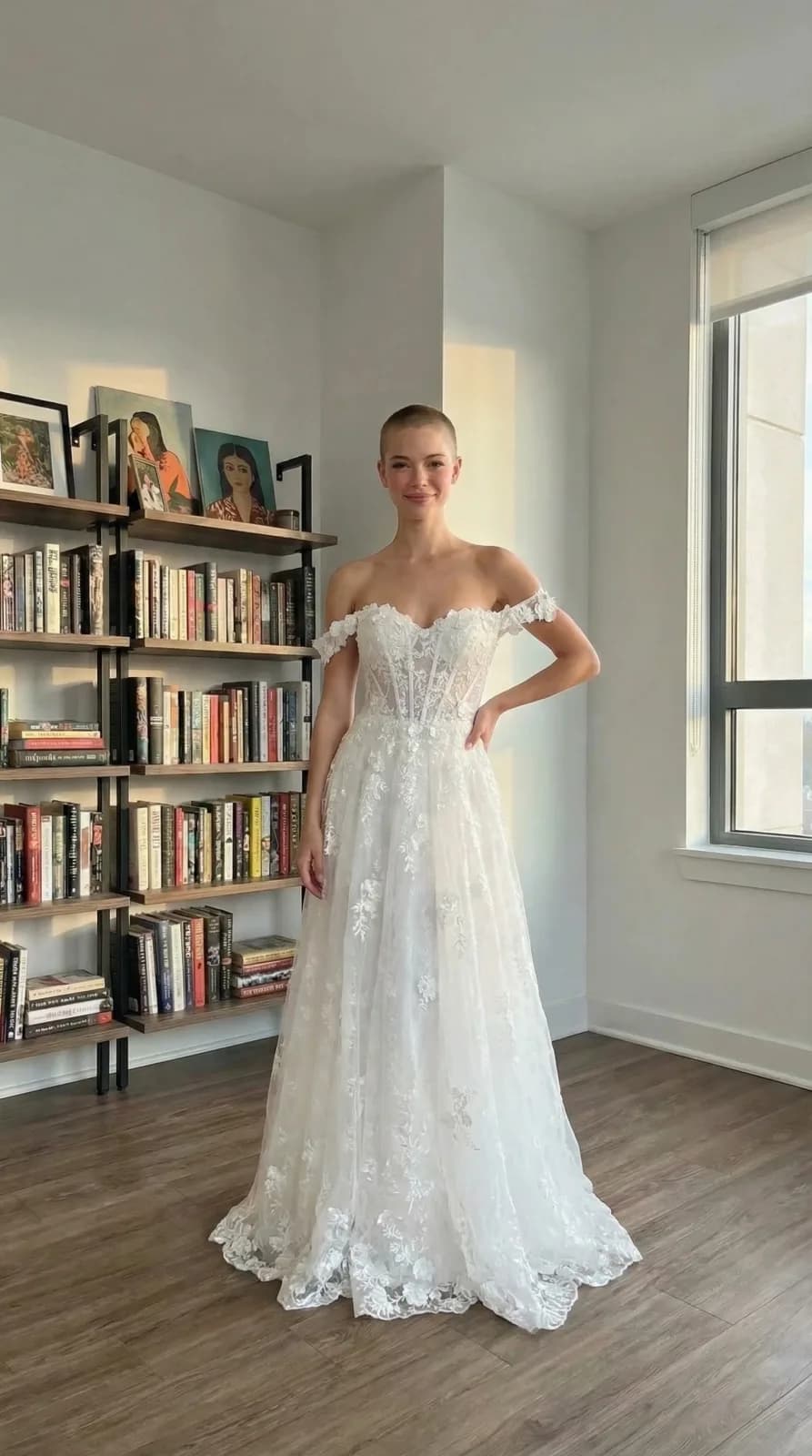 Azazie Bridal dress 11 — try-on