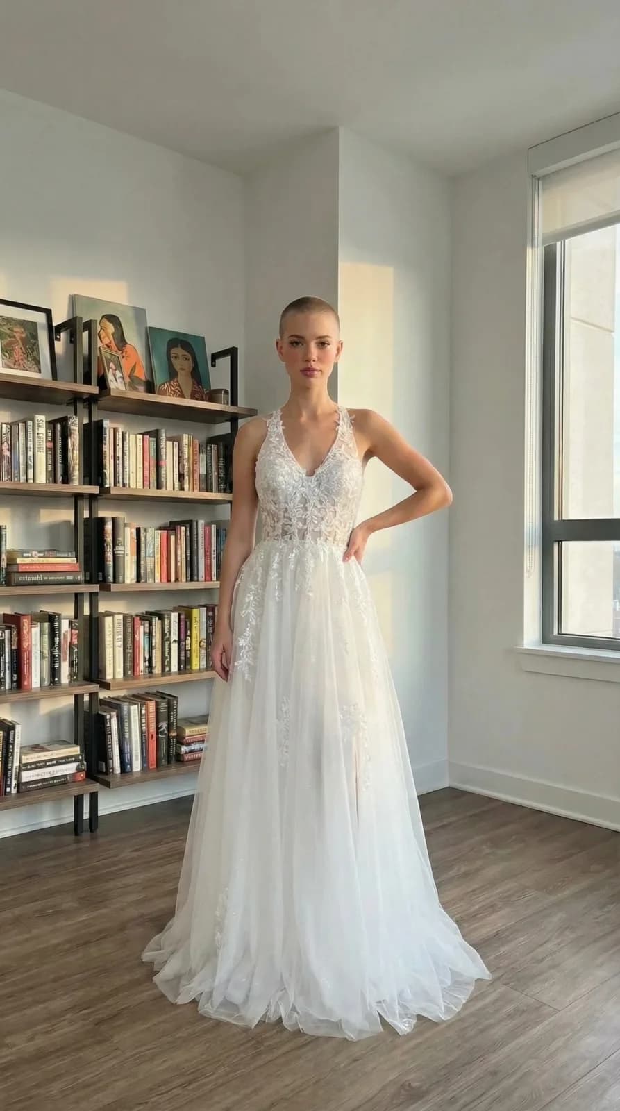 Azazie Bridal dress 11 — try-on