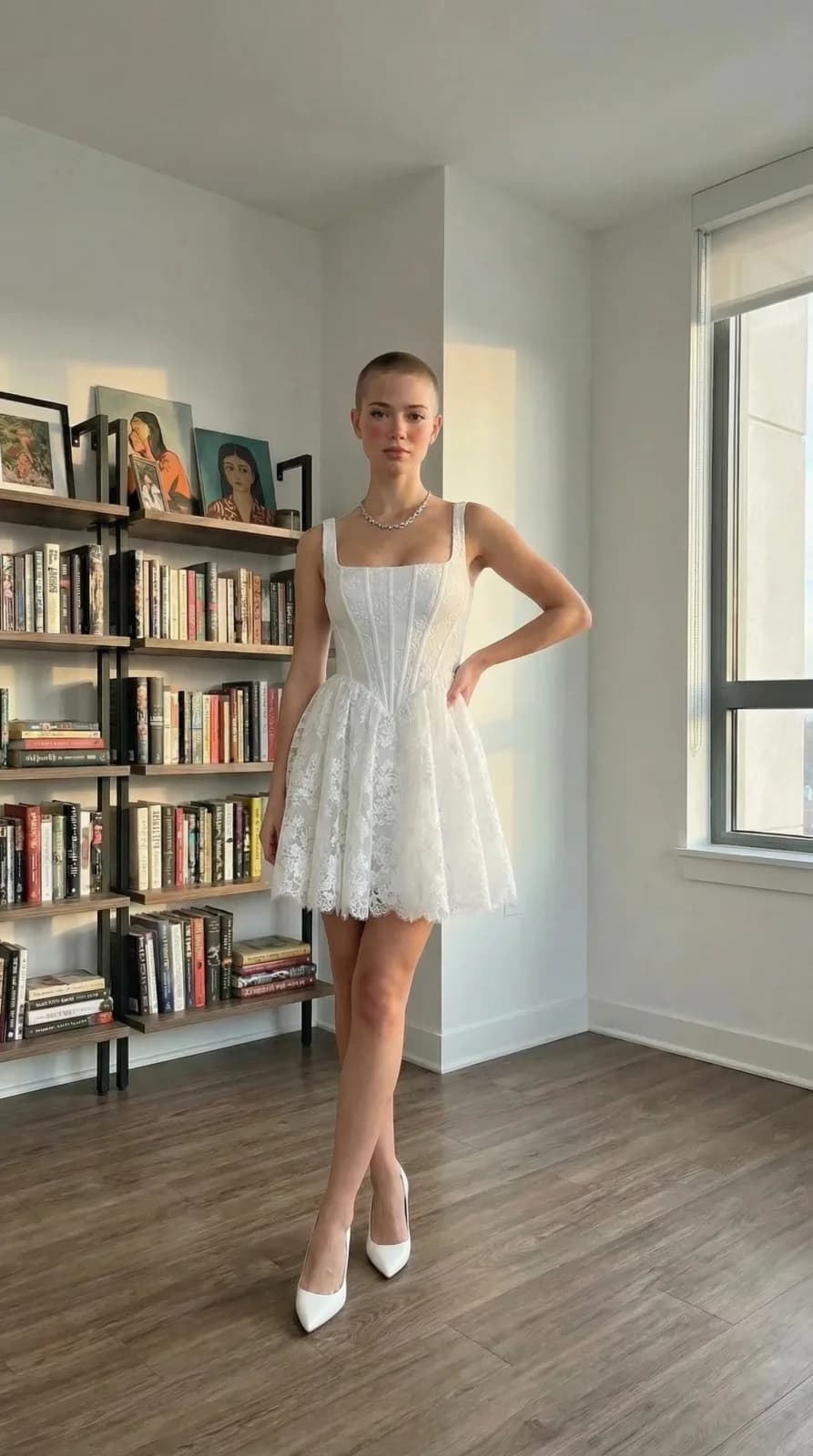 Azazie Bridal dress 11 — try-on