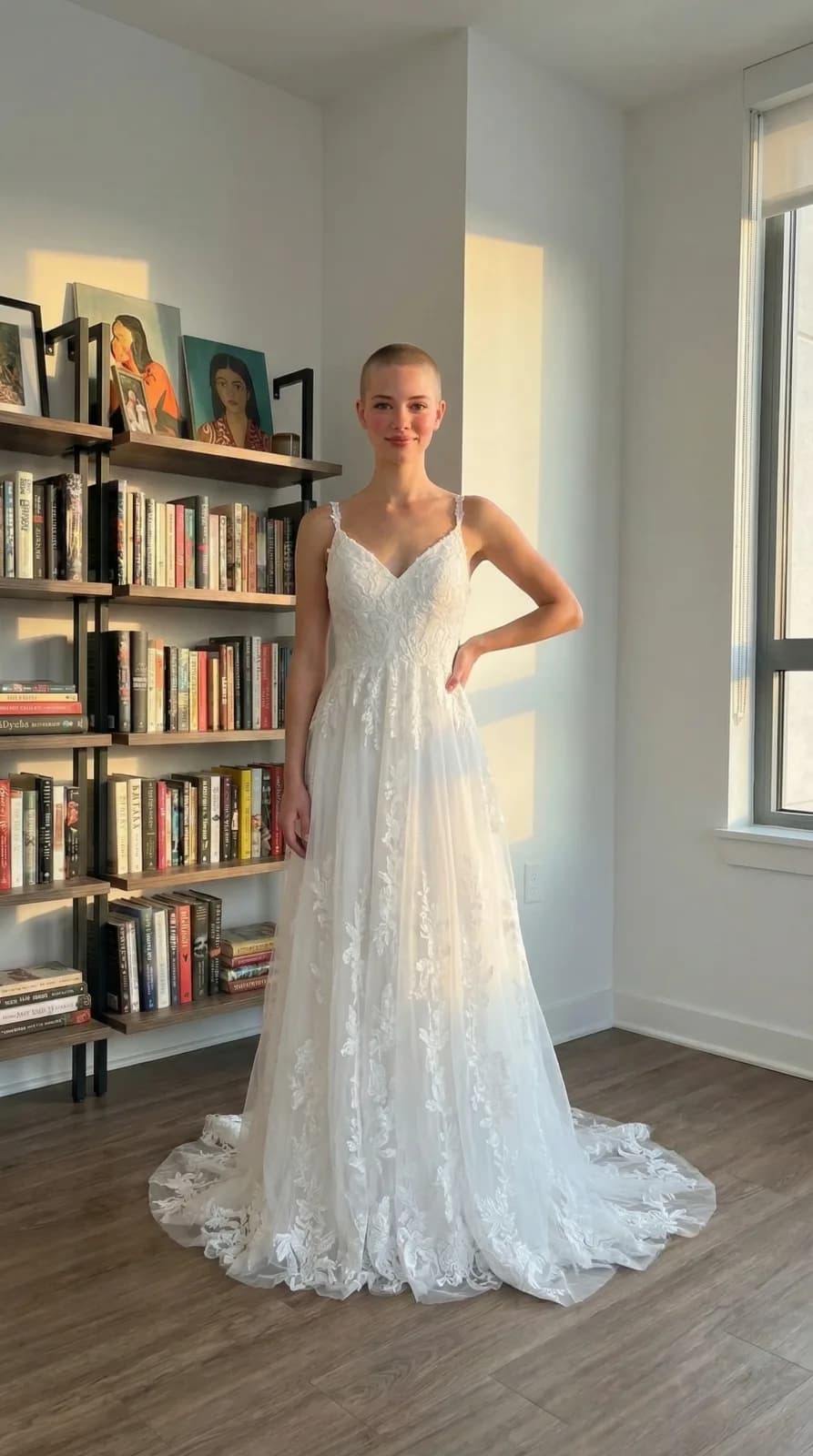 Azazie Bridal dress 11 — try-on
