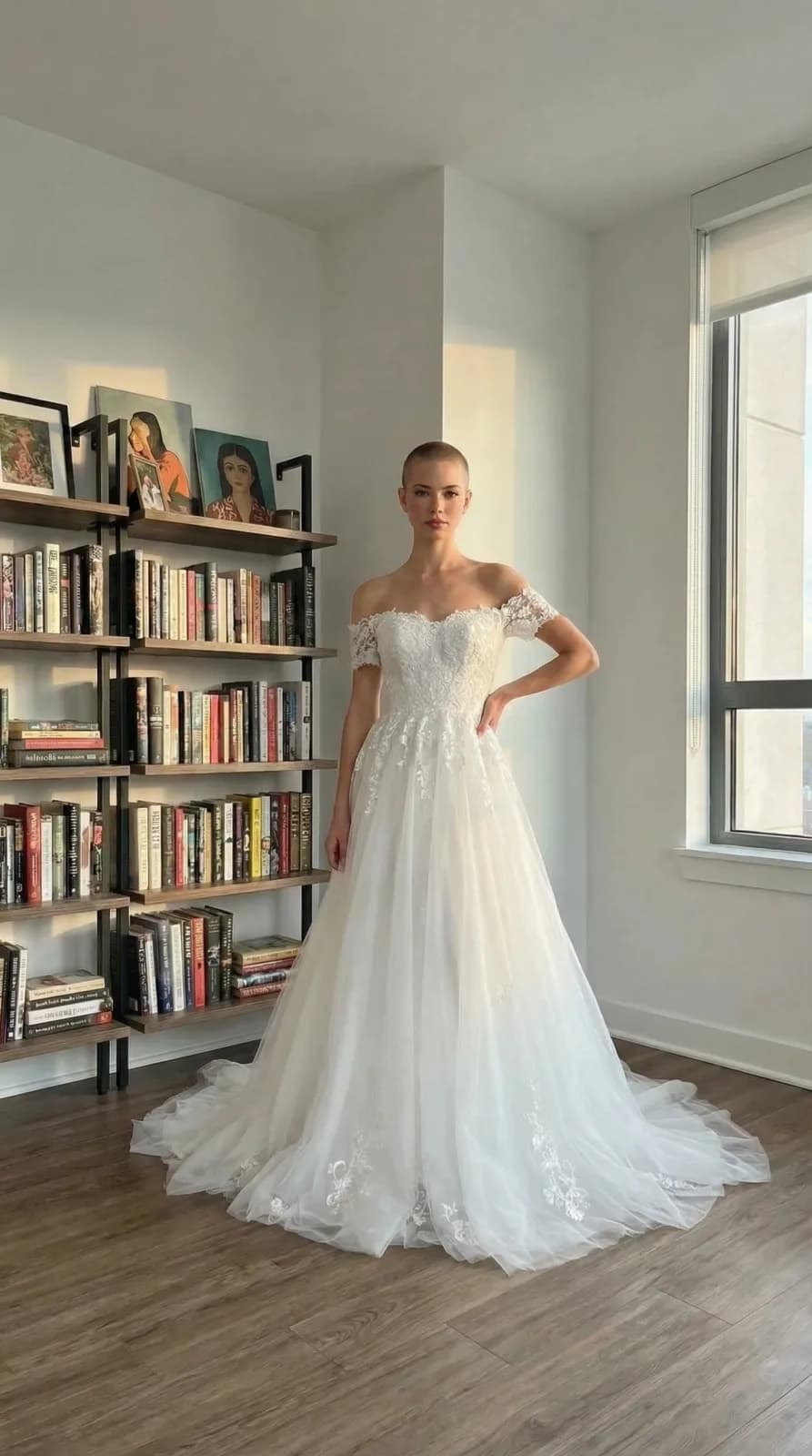 Azazie Bridal dress 11 — try-on