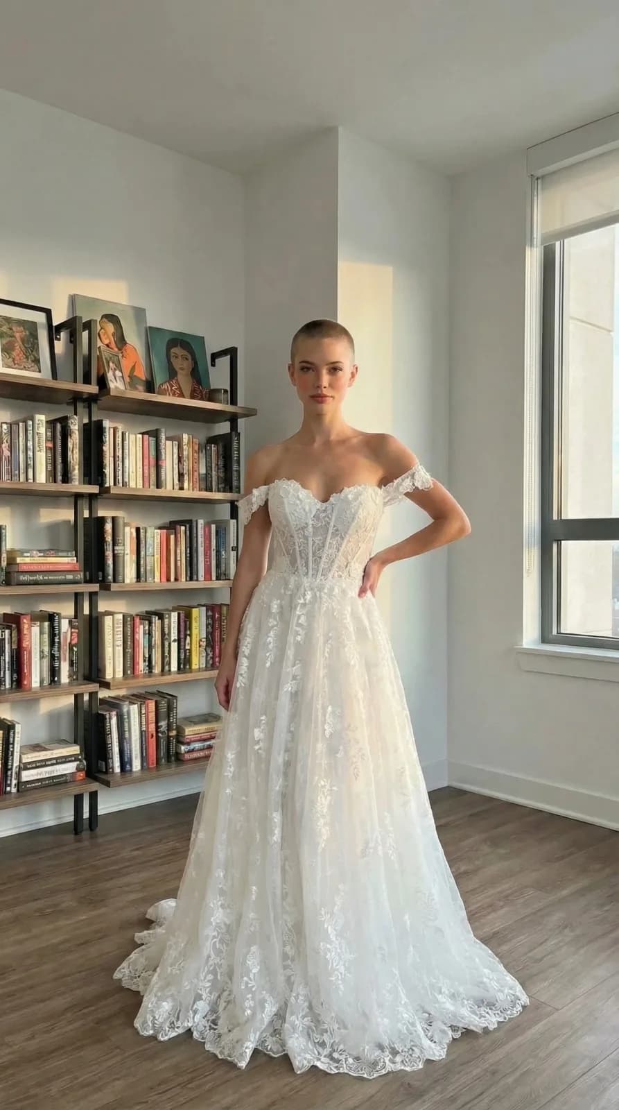 Azazie Bridal dress 11 — try-on