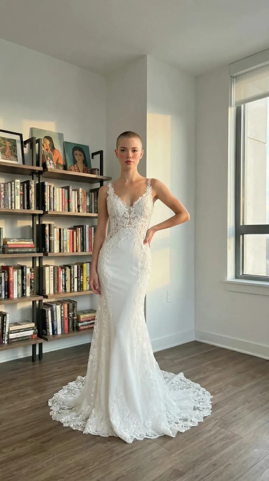 Azazie Bridal dress 19 — try-on