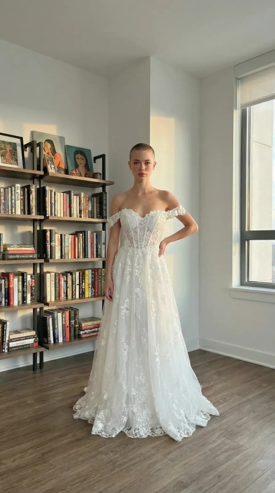 Azazie Bridal dress 19 — try-on