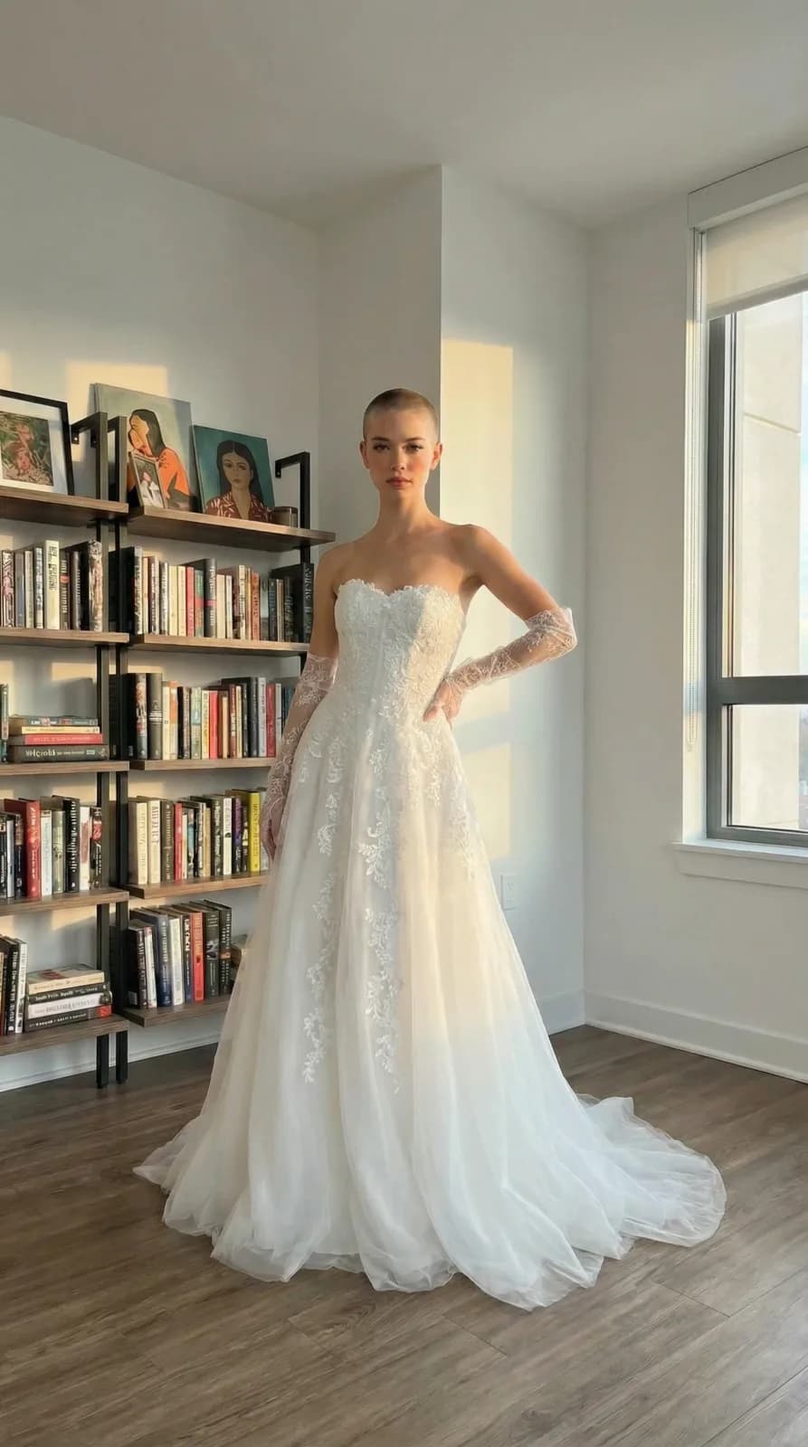 Azazie Bridal dress 20 — try-on