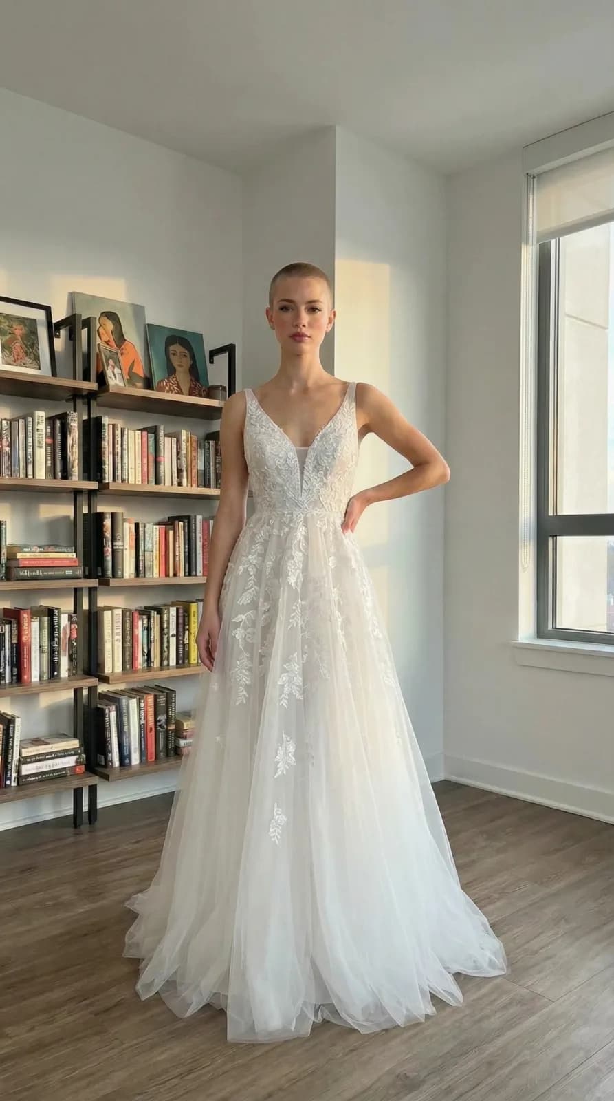 Azazie Bridal dress 20 — try-on