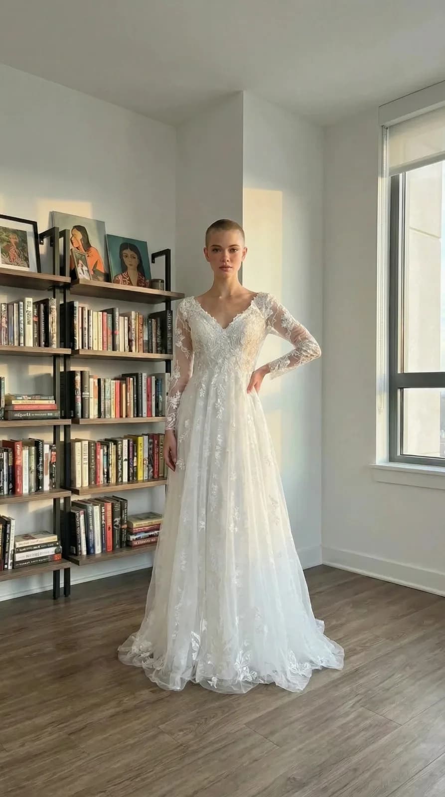 Azazie Bridal dress 20 — try-on