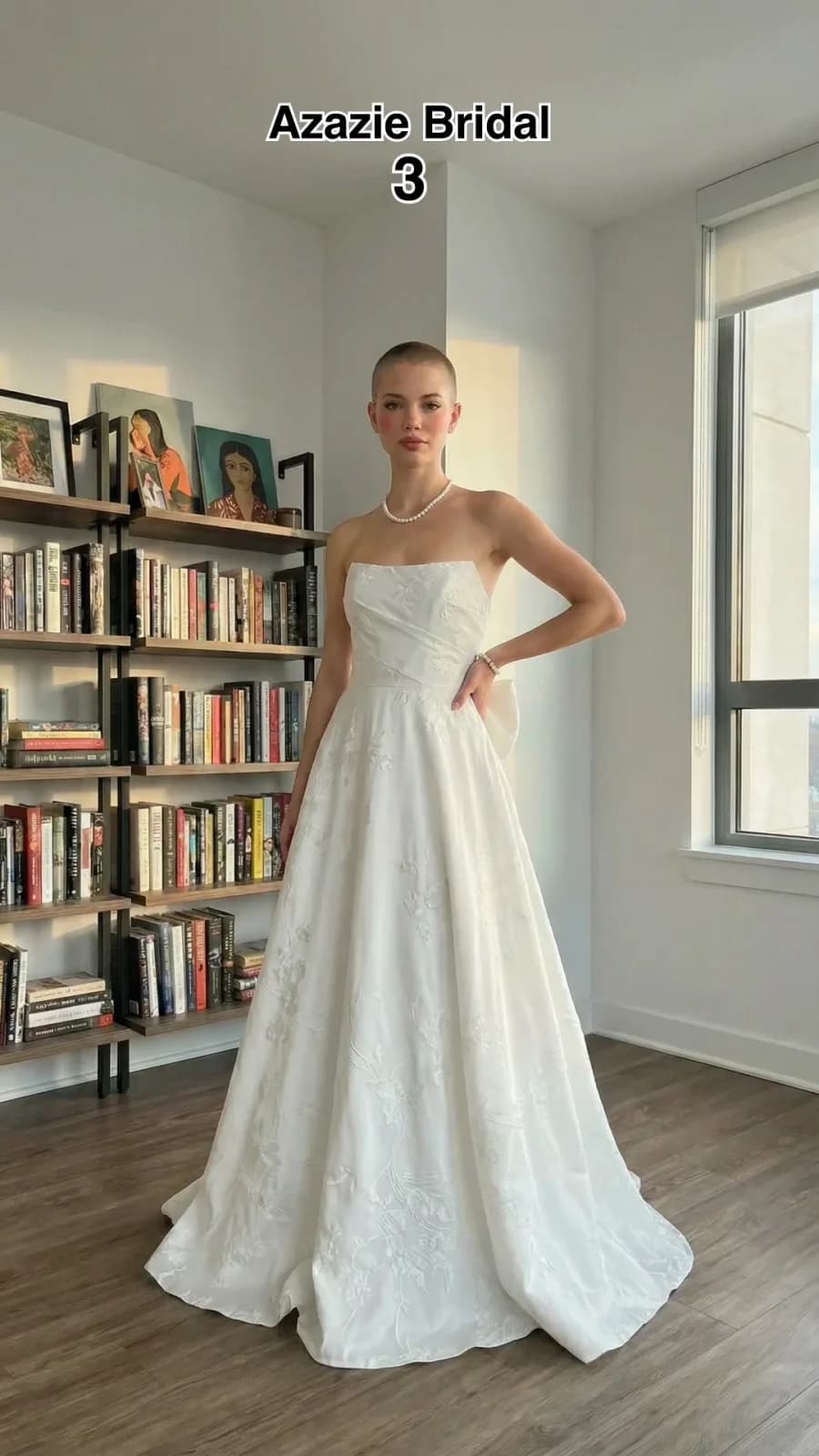Azazie Bridal dress 39 — try-on