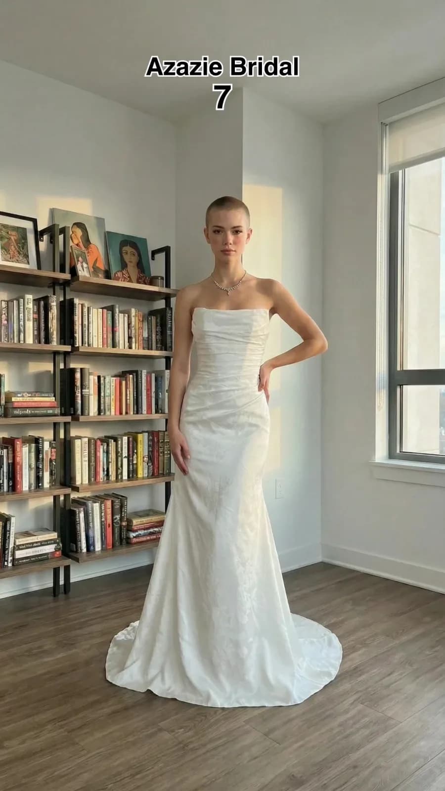 Azazie Bridal dress 39 — try-on