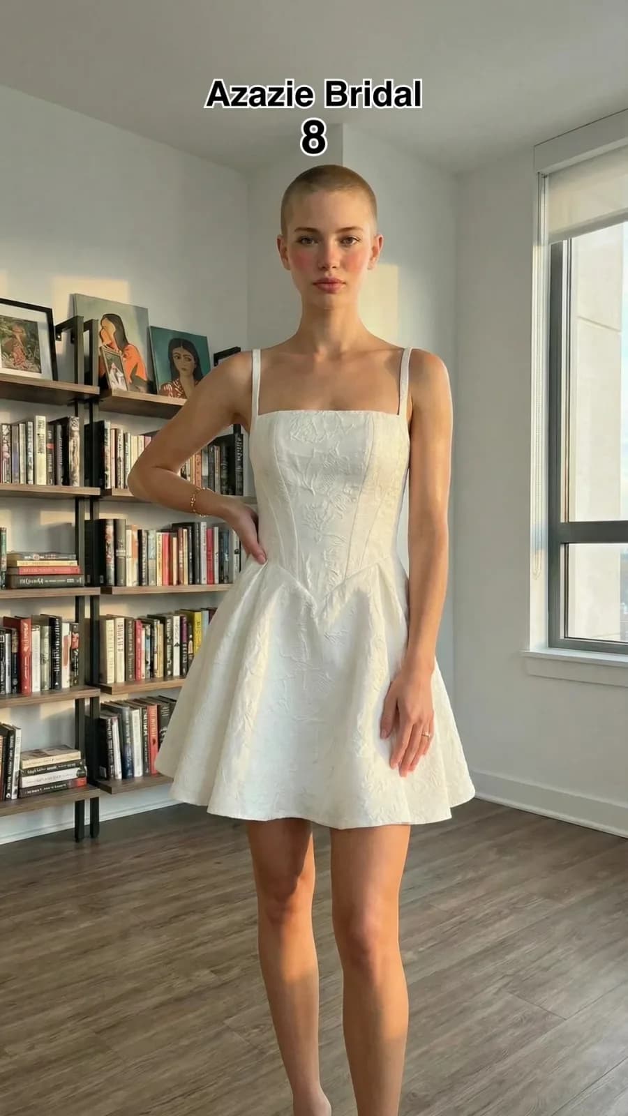 Azazie Bridal dress 39 — try-on