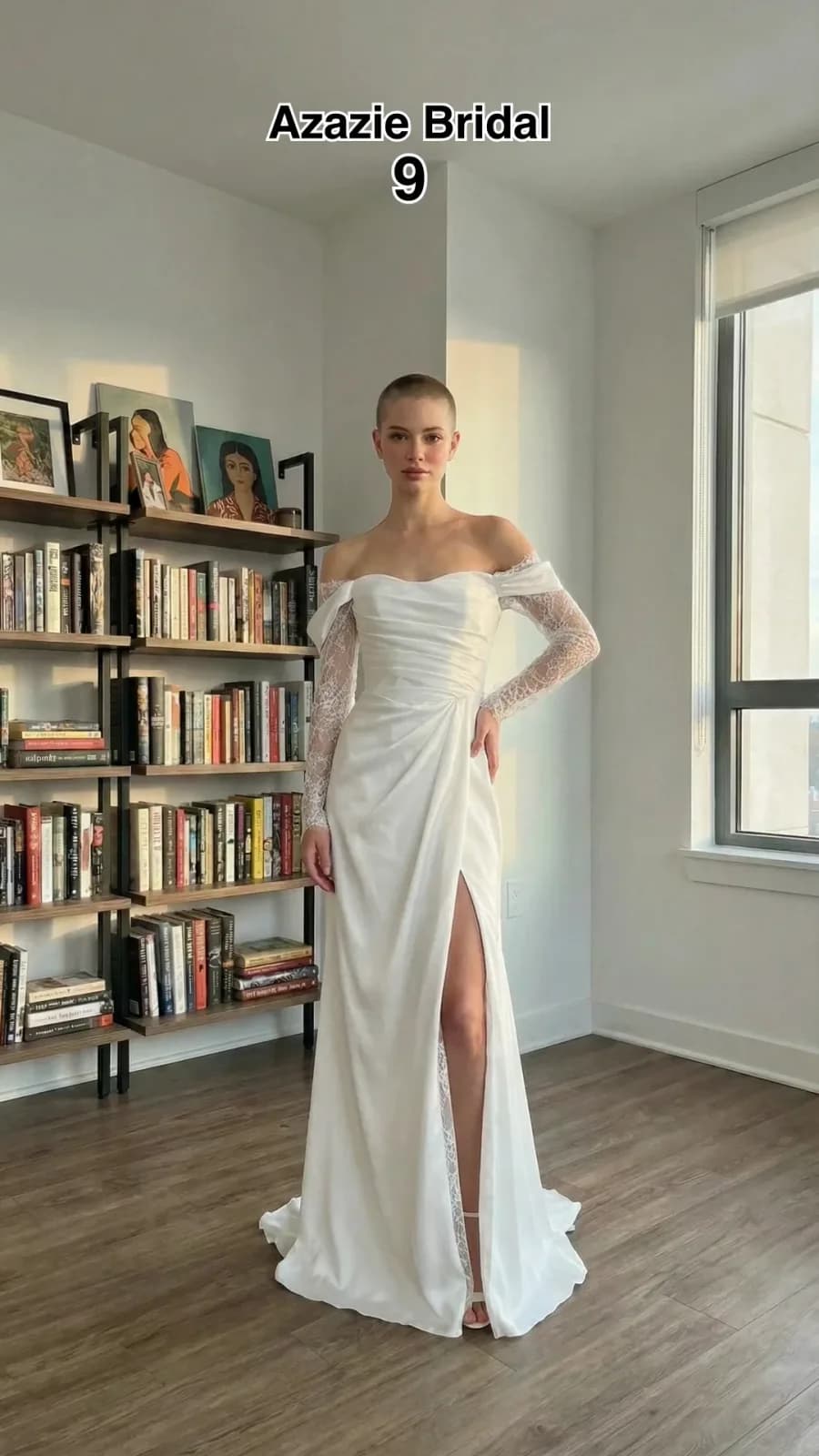 Azazie Bridal dress 39 — try-on