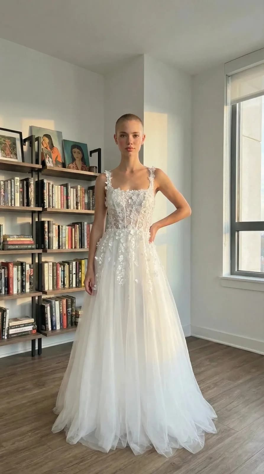Azazie Bridal dress 52 — try-on