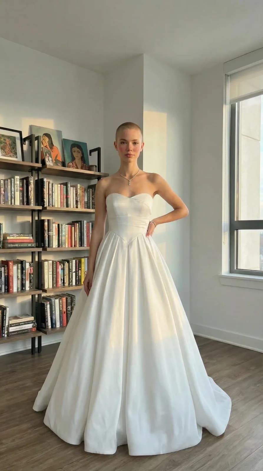 Azazie Bridal dress 52 — try-on