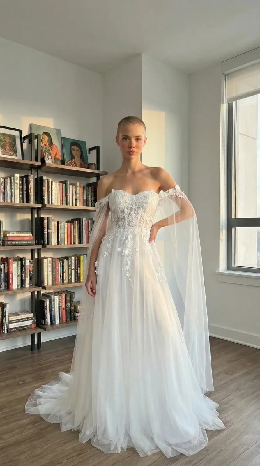 Azazie Bridal dress 52 — try-on