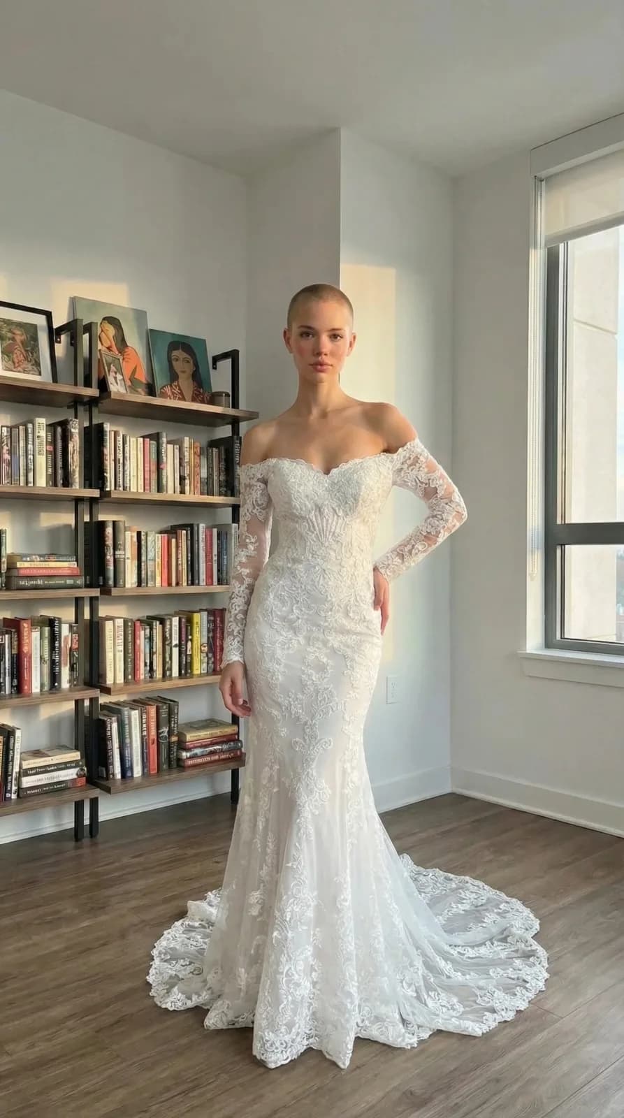 Azazie Bridal dress 52 — try-on