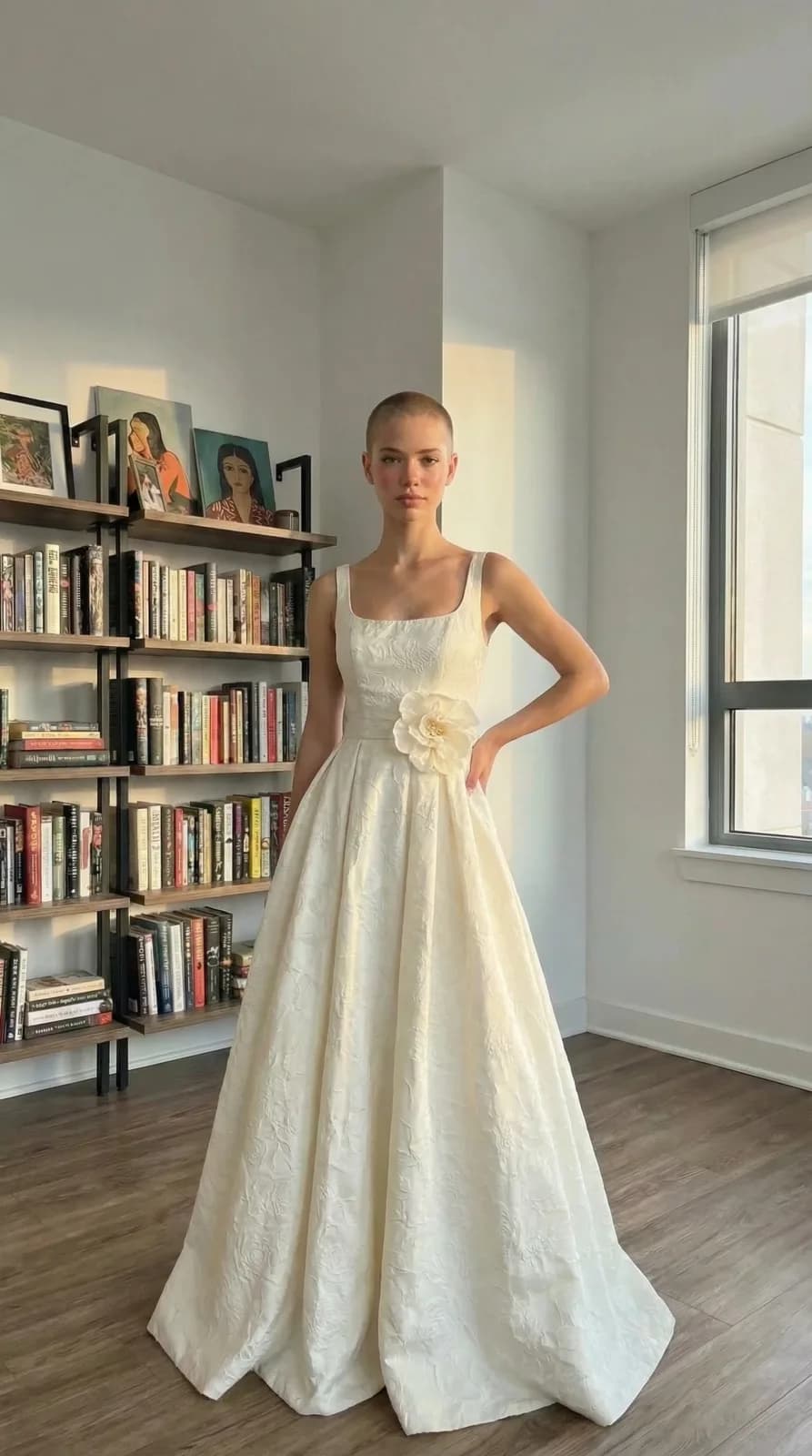 Azazie Bridal dress 58 — try-on