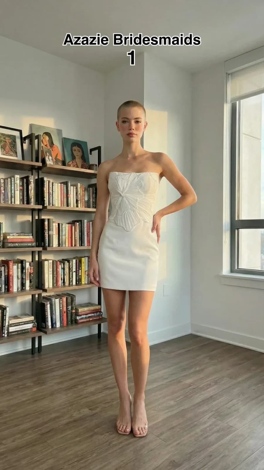 Azazie Bridesmaids dress 40 — try-on