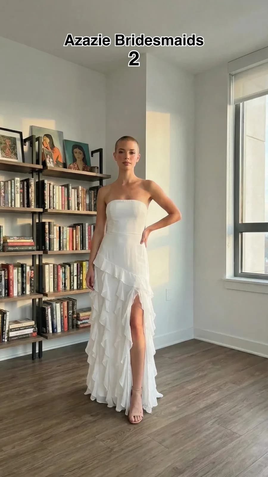 Azazie Bridesmaids dress 40 — try-on