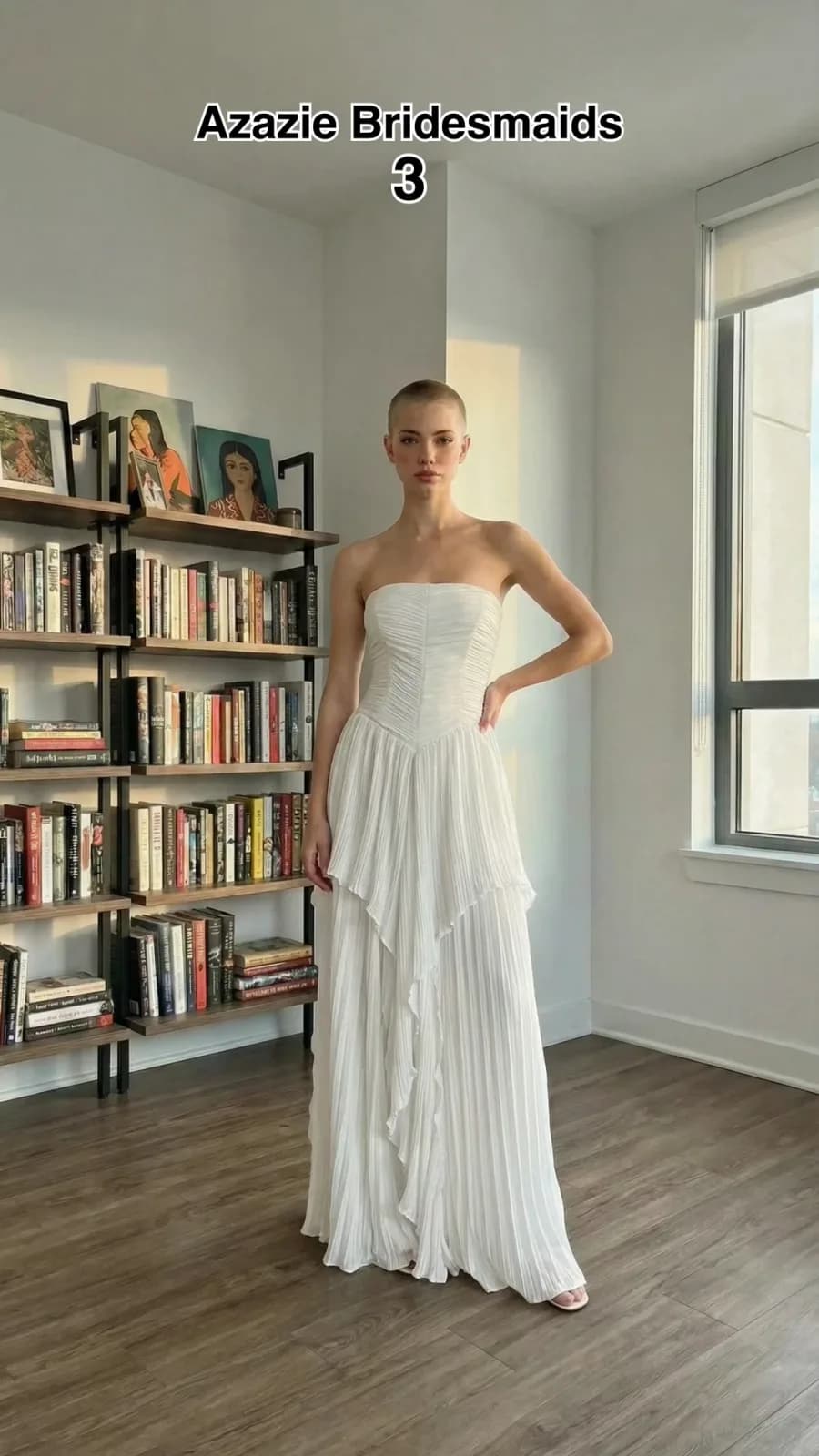 Azazie Bridesmaids dress 40 — try-on