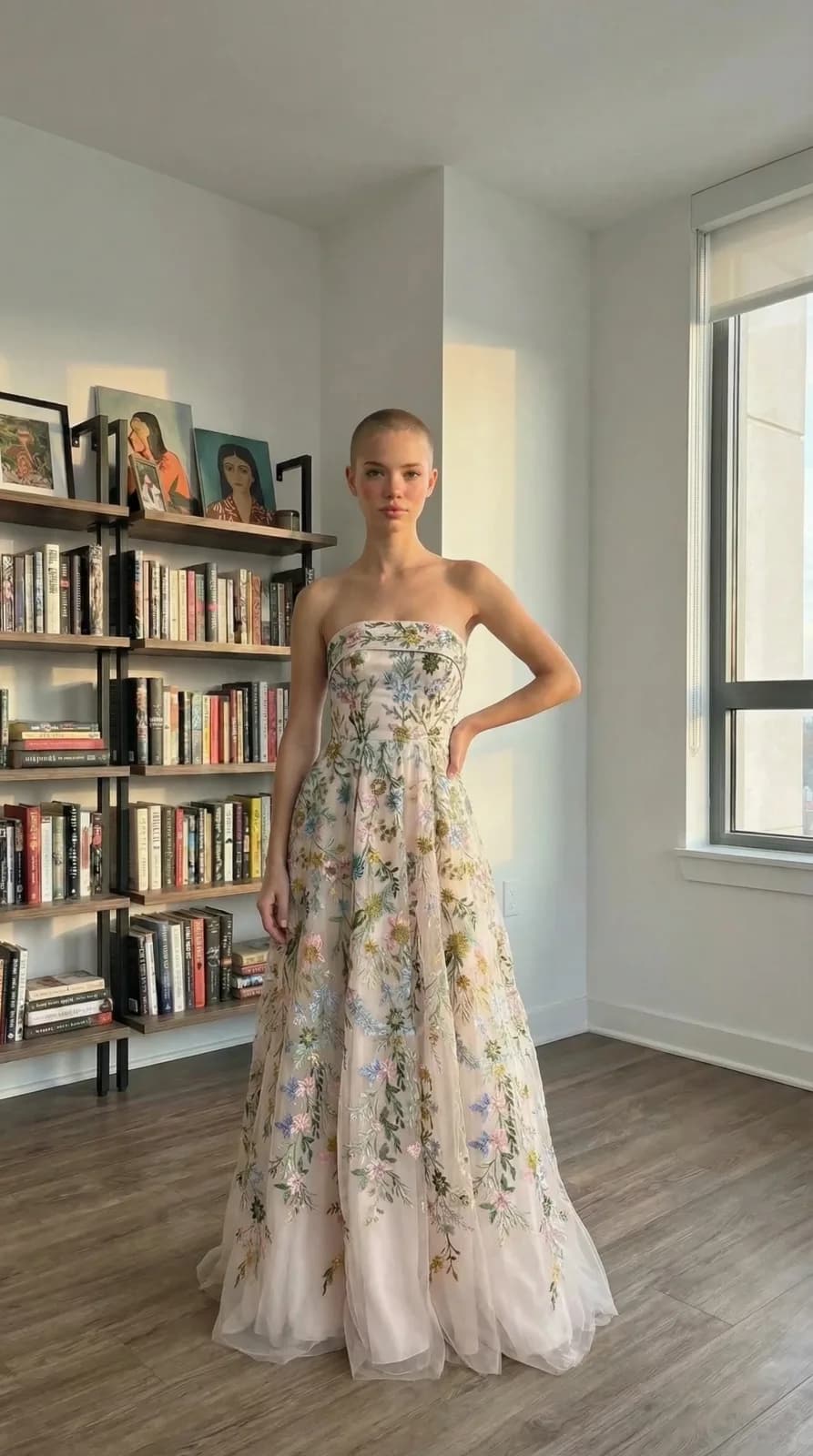 Azazie Bridesmaids dress 59 — try-on