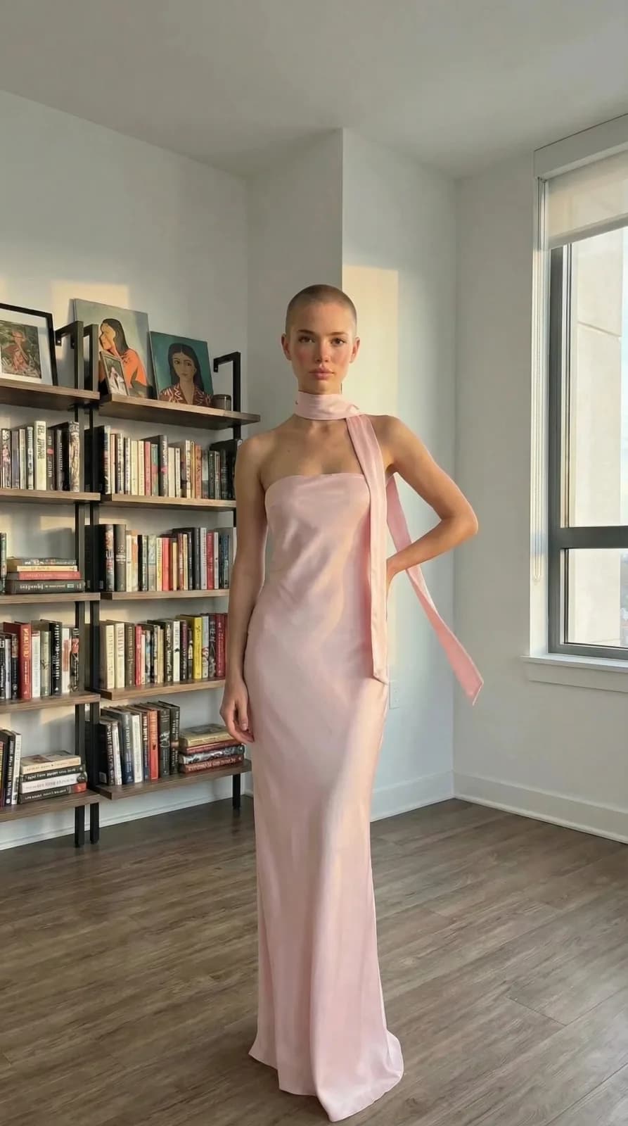 Azazie Bridesmaids dress 59 — try-on