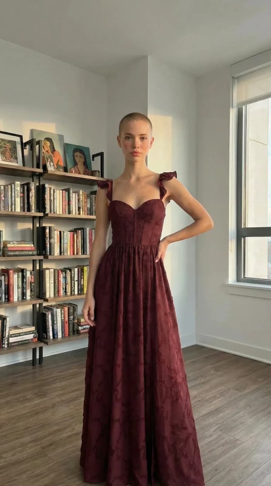 Azazie Bridesmaids dress 59 — try-on