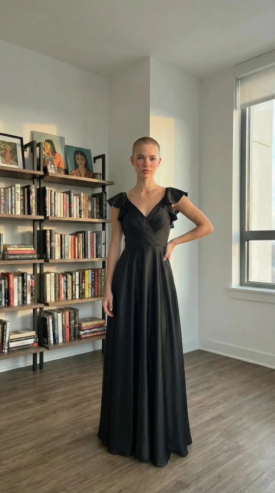 Azazie Bridesmaids dress 65 — try-on