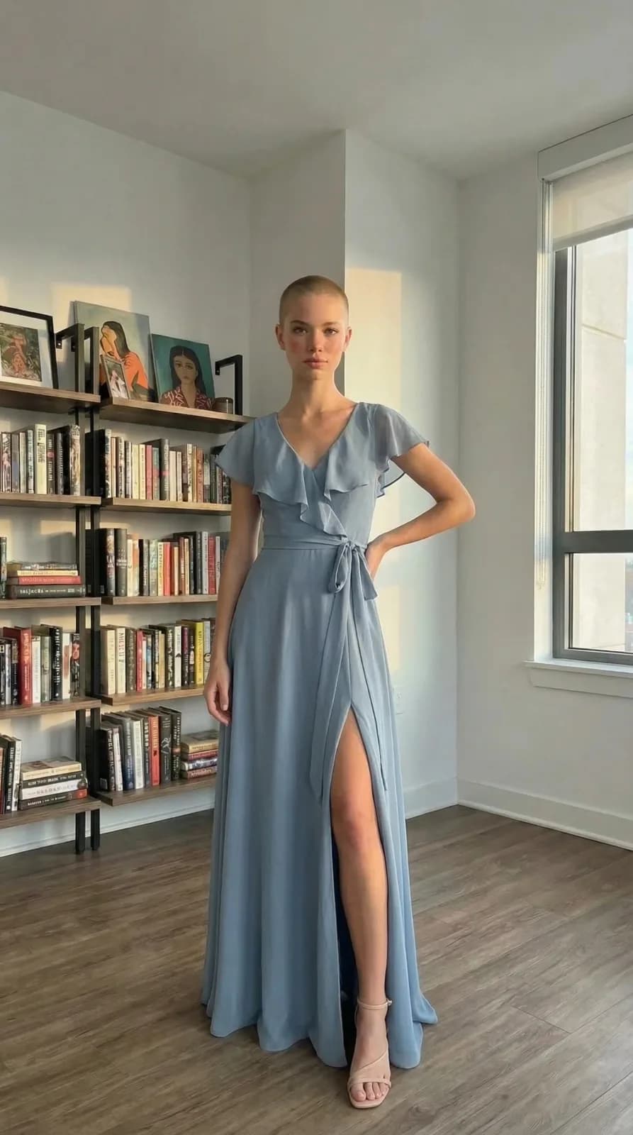 Azazie Bridesmaids dress 65 — try-on