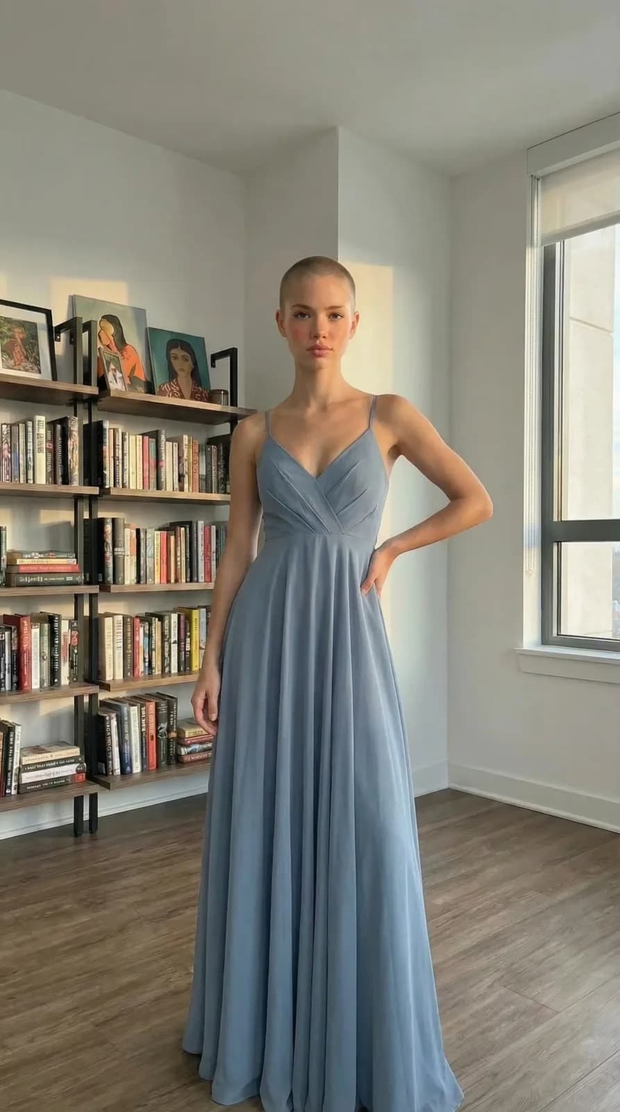 Azazie Bridesmaids dress 65 — try-on