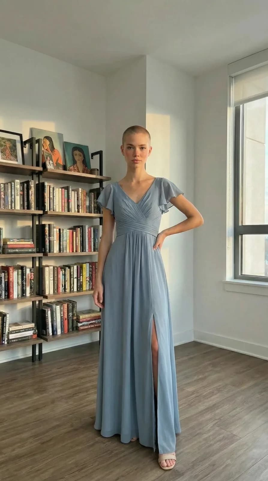 Azazie Bridesmaids dress 65 — try-on