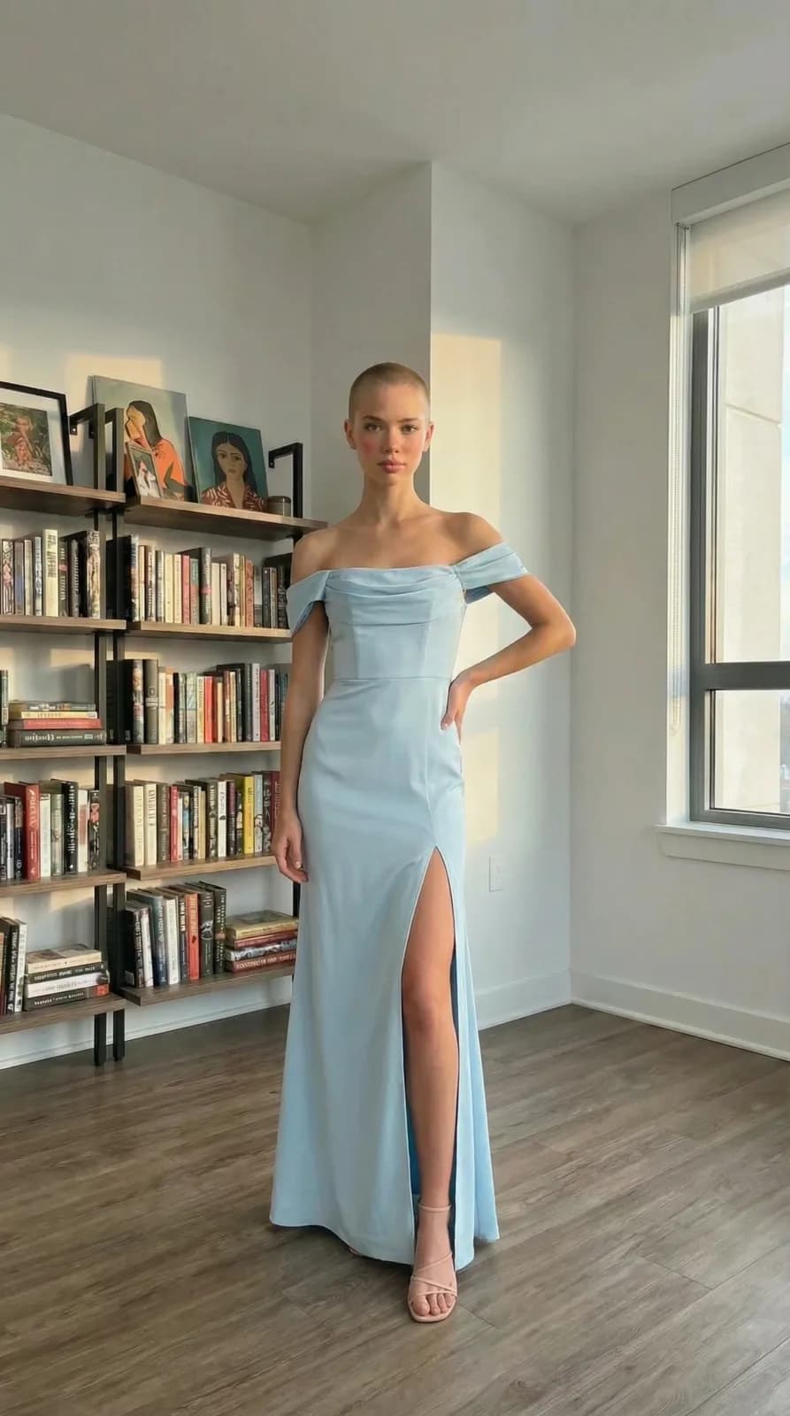 Azazie Bridesmaids dress 65 — try-on