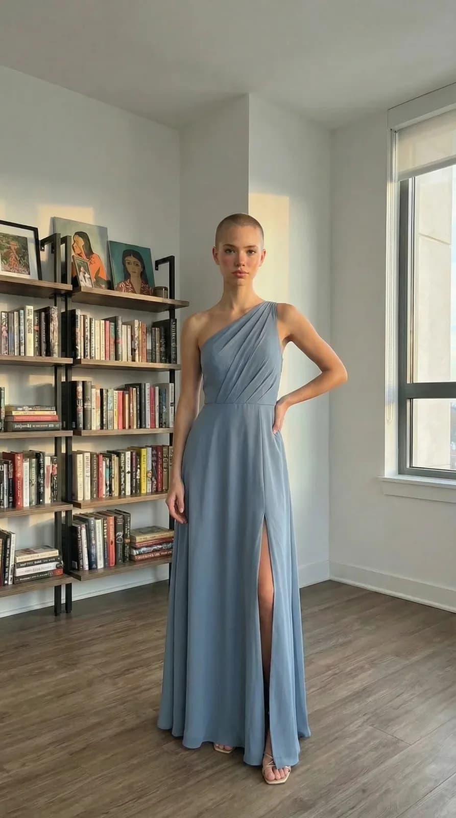 Azazie Bridesmaids dress 65 — try-on