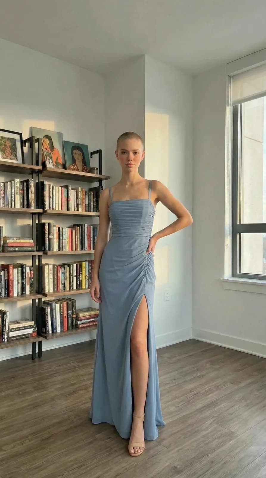 Azazie Bridesmaids dress 65 — try-on