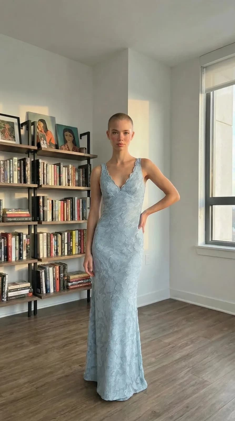 Azazie Bridesmaids dress 65 — try-on