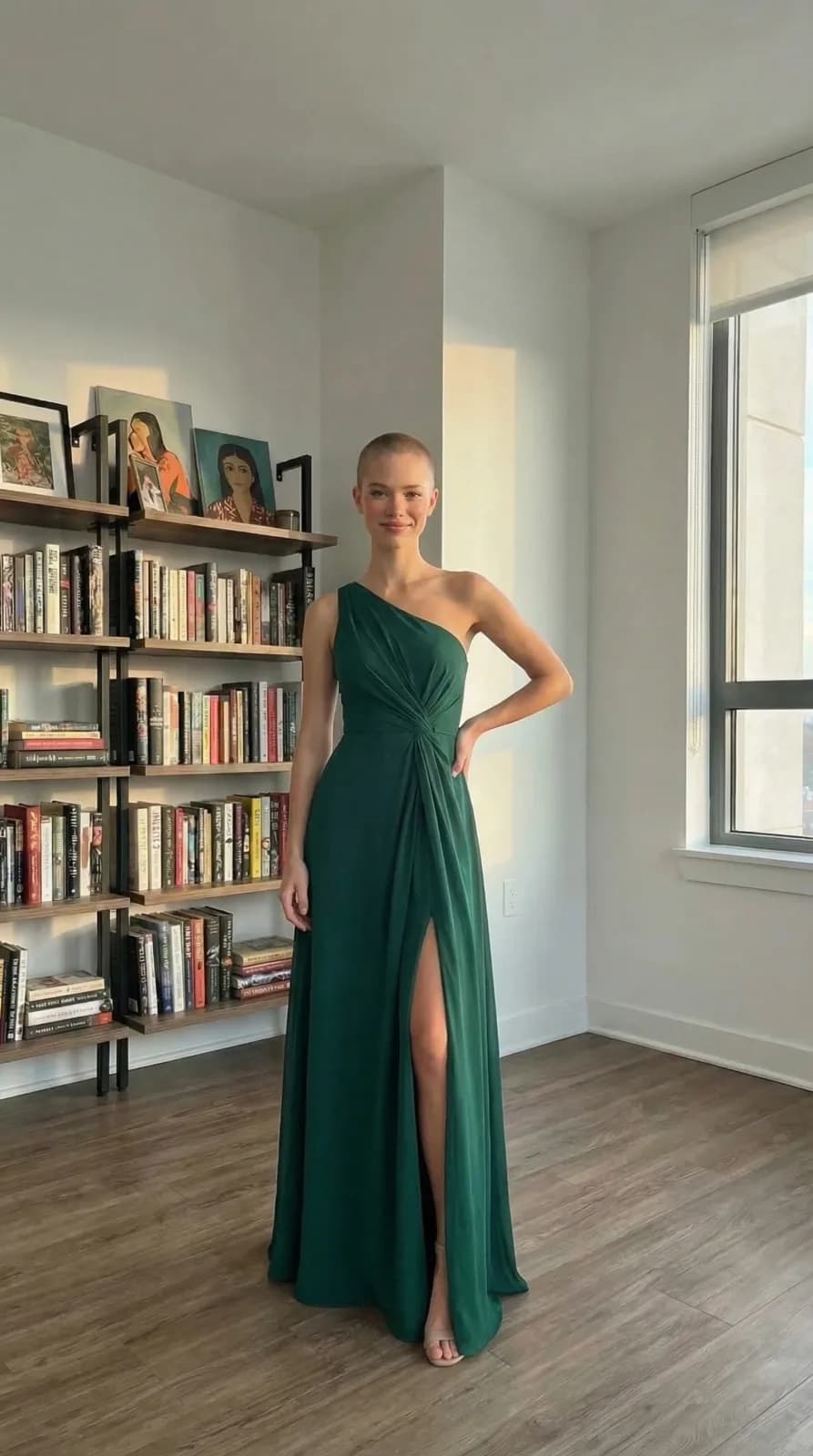 Azazie Bridesmaids dress 65 — try-on