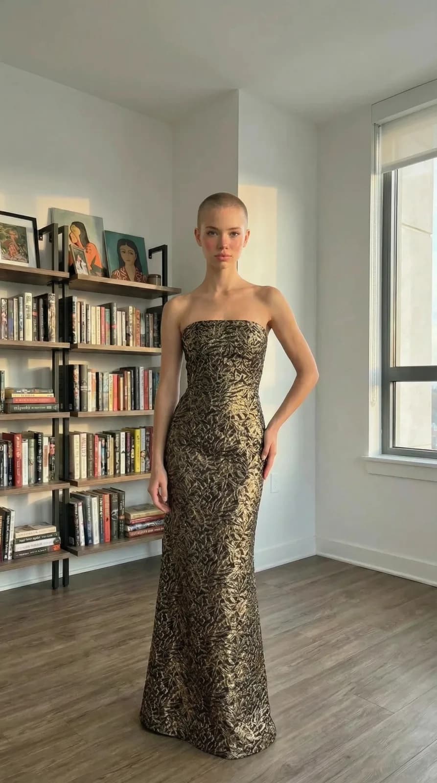 Azazie Bridesmaids dress 65 — try-on