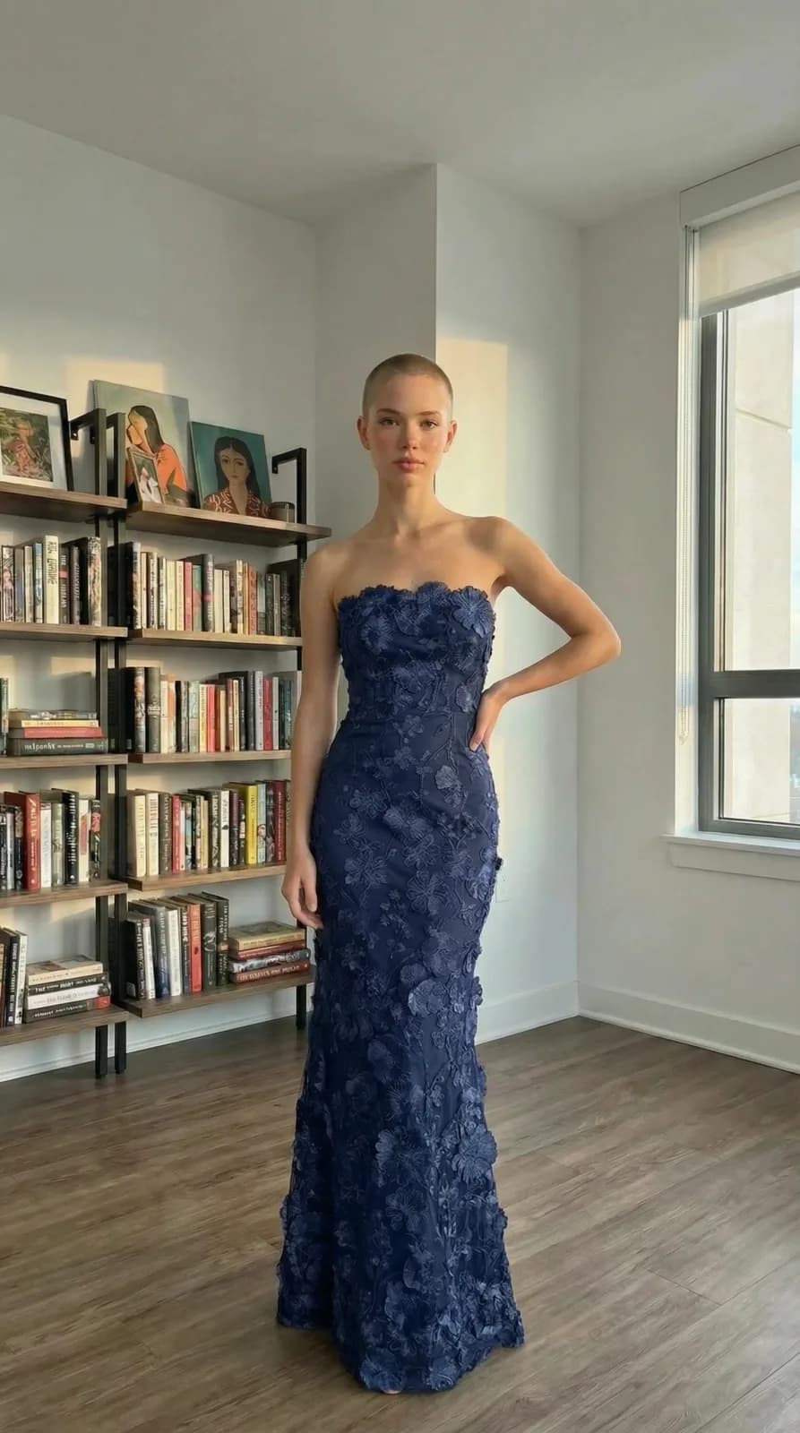 Azazie Bridesmaids dress 74 — try-on