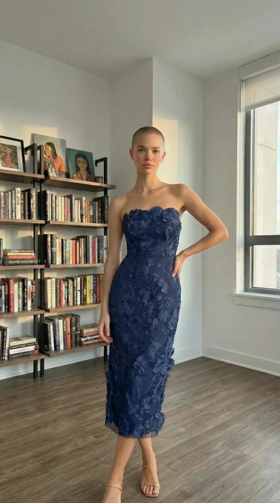 Azazie Bridesmaids dress 74 — try-on