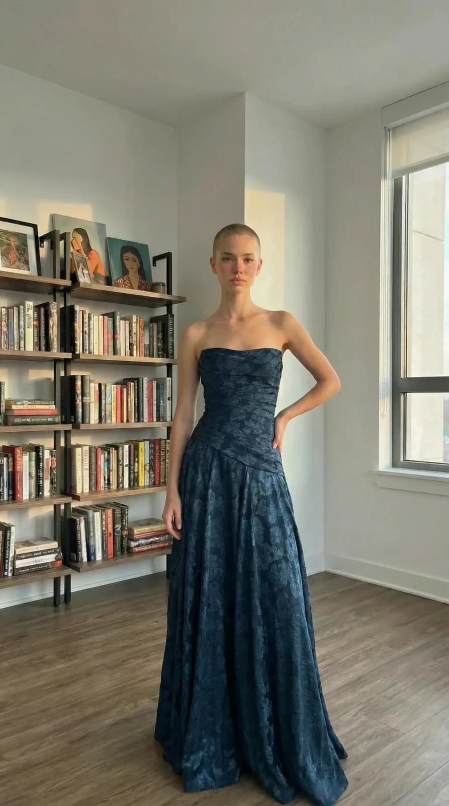 Azazie Bridesmaids dress 74 — try-on