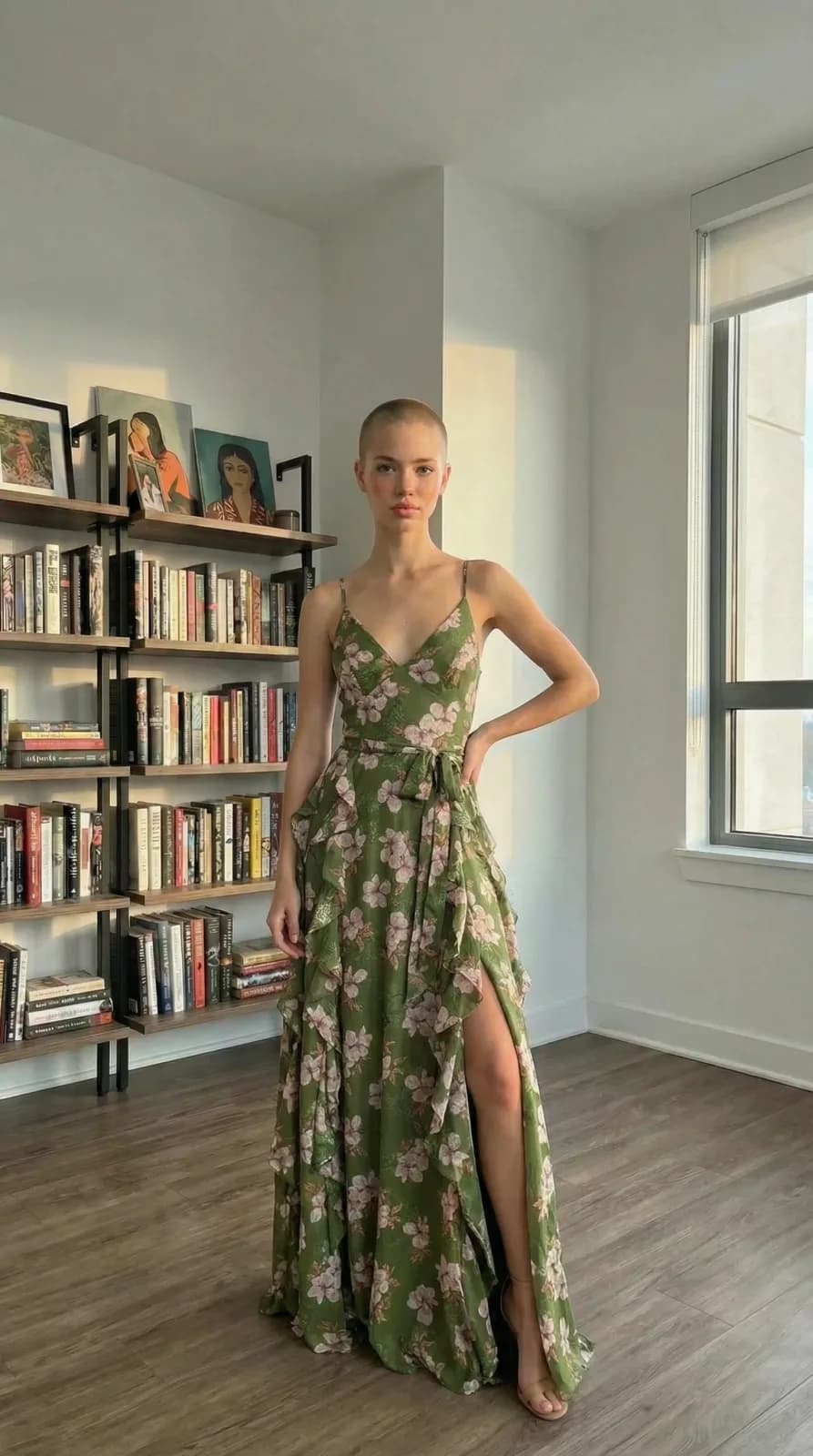 Azazie Bridesmaids dress 74 — try-on