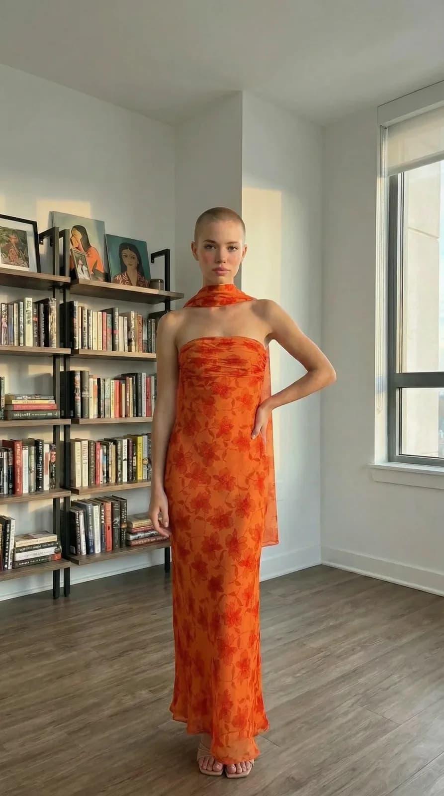 Azazie Bridesmaids dress 74 — try-on