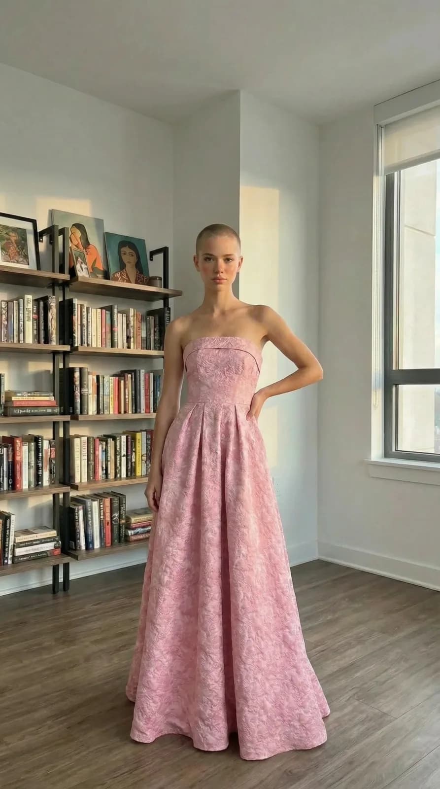 Azazie Bridesmaids dress 74 — try-on