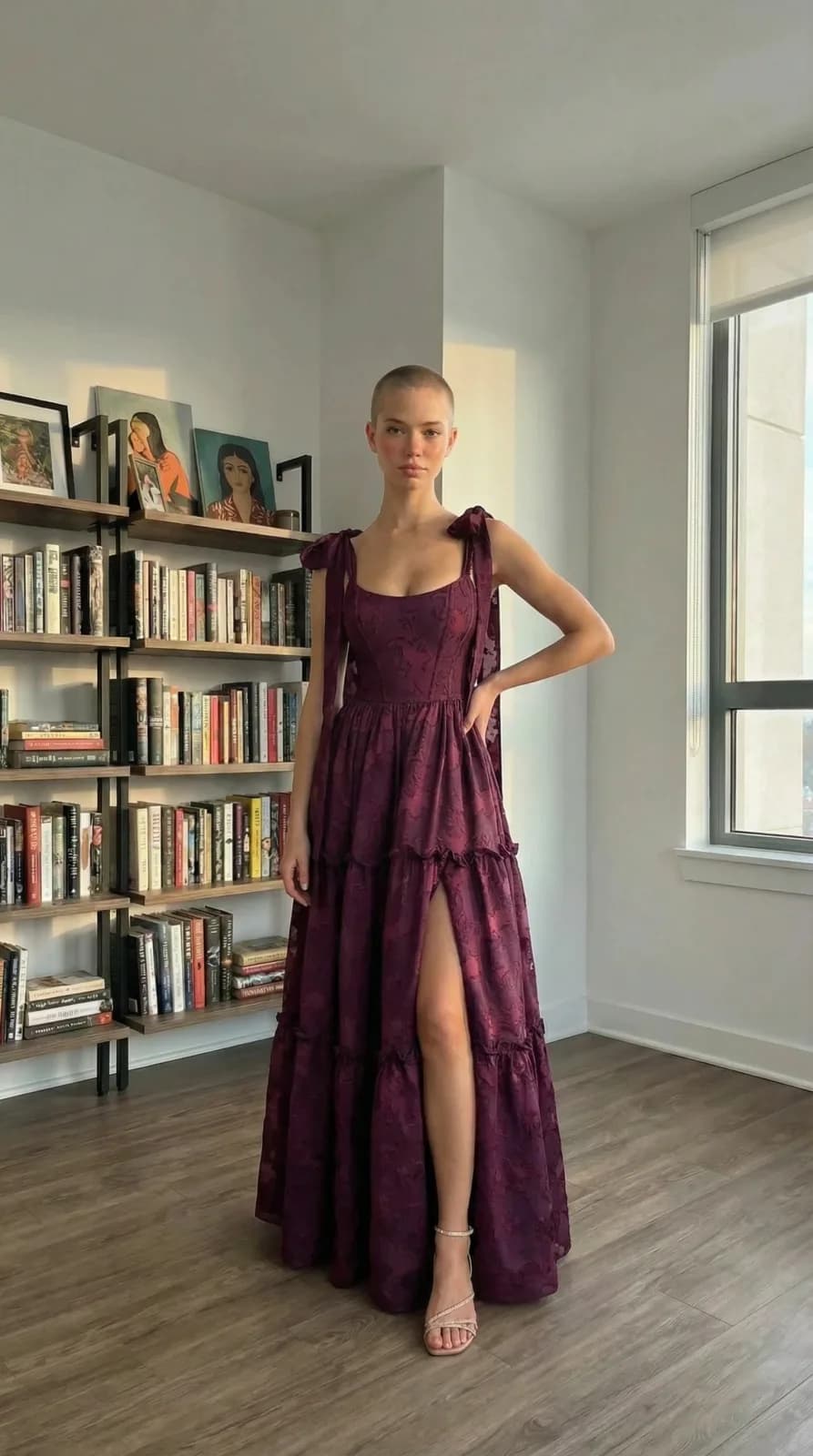 Azazie Bridesmaids dress 74 — try-on